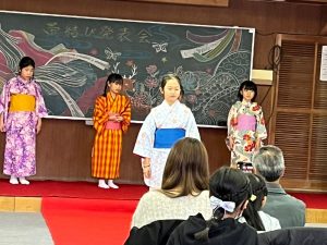 伝統文化　文化庁親子教室発表
