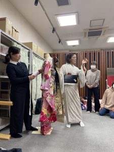 奈良の着付け教室大和美流着物学院「着装士（着付け士）講習会　」実装講習