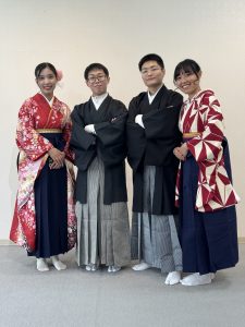 奈良の着付け教室大和美流着物学院「モデル講習会」袴着付け