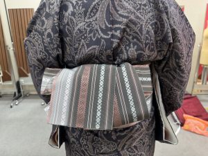 奈良の着付け教室　大和美流着物学院「半幅帯結び講習会　矢の字」