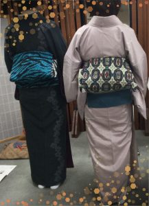 奈良の着付け教室大和美流着物学院「おしゃれ帯結び講習会」名古屋帯角だし