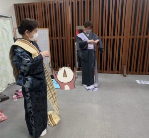 奈良の着付け教室　大和美流着物学院「半幅帯結び講習会」