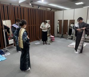 奈良の着付け教室　大和美流着物学院「半幅帯結び講習会」