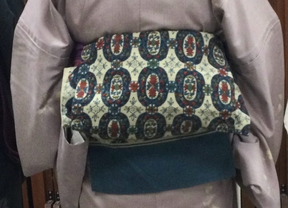 奈良の着付け教室大和美流着物学院「おしゃれ帯結び講習会」名古屋帯角だし