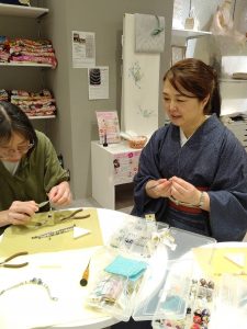 奈良の着付け教室大和美流着物学院「羽織紐作り講習会」ならファミリー教室