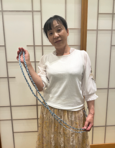 奈良の着付け教室大和美流着物学院「帯締め作り講習会」橿原教室作品