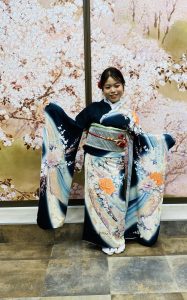 奈良の着付け教室大和美流着物学院「モデル講習会」振袖