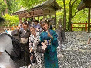 奈良の着付け教室大和美流着物学院「貴船神社参拝」