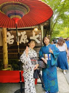 奈良の着付け教室大和美流着物学院「お出かけ会　京都貴船」