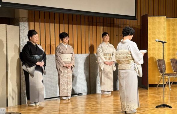 奈良の着付け教室【大和美流着物学院】認定授与式