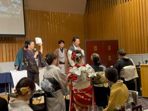 奈良の着付け教室【大和美流着物学院】2024年秋の着物パーティー「抽選会」