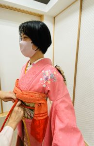 奈良の着付け教室【大和美流着物学院】着装士振袖着付け講習会（特訓編）