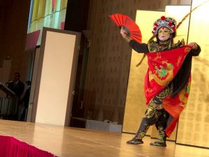奈良の着付け教室【大和美流着物学院】京ろまんきものパーティー翔　変面ショー