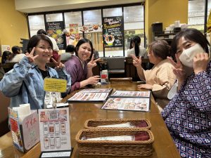 奈良の着付け教室【大和美流着物学院】ビーズ羽織紐講習会＆ランチ会by桃山教室