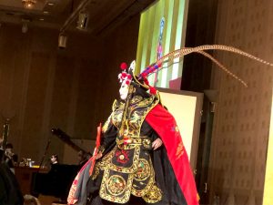 奈良の着付け教室【大和美流着物学院】京ろまんきものパーティー翔　変面ショー