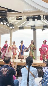奈良の着付け教室【大和美流着物学院】万博着物イベント　和の輪2025　ドレス着付け