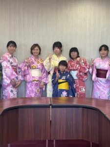 伝統文化親子着付け教室　大和郡山支部　初回浴衣着付け