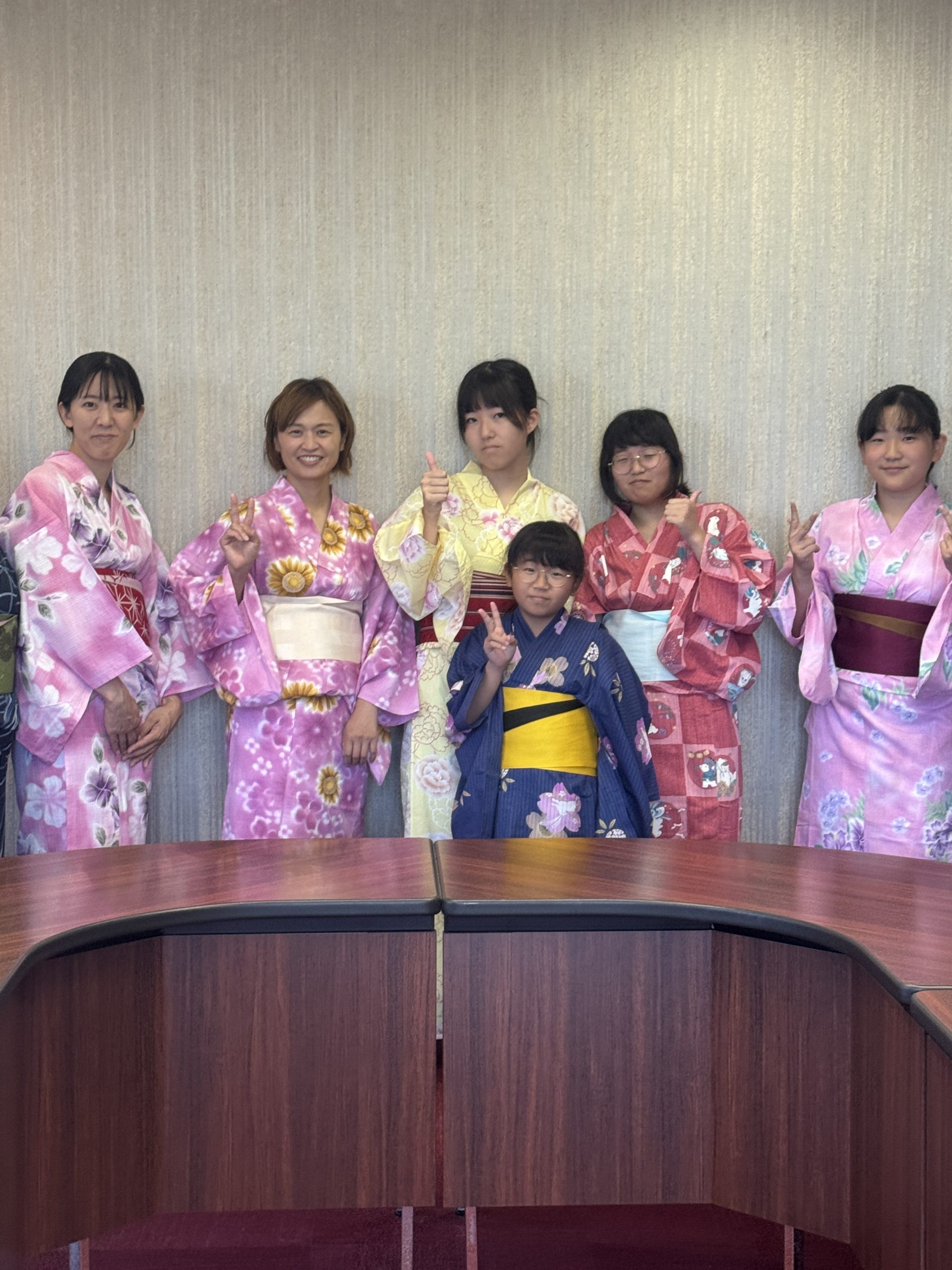 伝統文化親子着付け教室 大和郡山支部 初回浴衣着付け