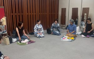 奈良の着付け教室【大和美流着物学院】「ゆかた着方教室　打ち水大作戦」