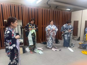 奈良の着付け教室【大和美流着物学院】「ゆかた着方教室　打ち水大作戦」