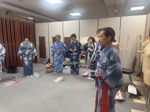奈良の着付け教室【大和美流着物学院】「ゆかた着方教室　打ち水大作戦」