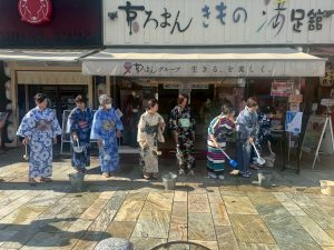 奈良の着付け教室【大和美流着物学院】「ゆかた着方教室　打ち水大作戦」