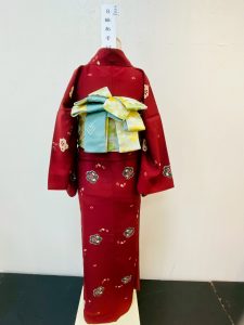奈良の着付け教室大和美流着物学院「２０２５年創作帯結び」｝8.紐あそび