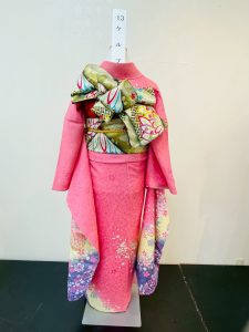 奈良の着付け教室大和美流着物学院「２０２５年創作帯結び」｝13.ケルプ