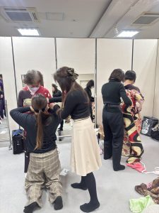 奈良の着付け教室大和美流着物学院「振袖着付け特訓」