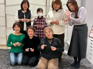 奈良の着付け教室大和美流キラキラ帯留め講習会着物学院 by桃山教室