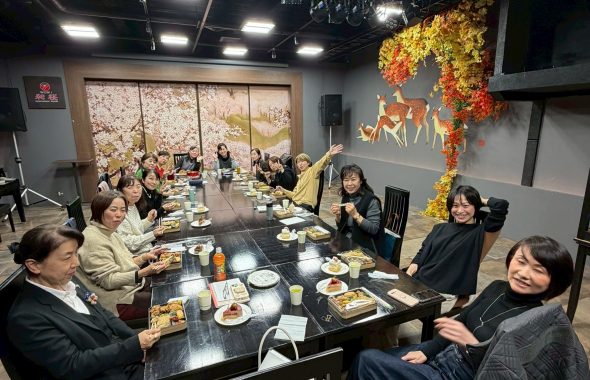 奈良の着付け教室大和美流着物学院「クリスマスランチ会