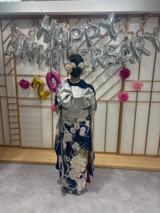 奈良の着付け教室大和美流着物学院「二十歳のつどい」振袖着付け