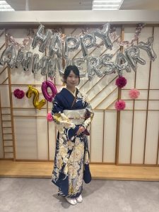 奈良の着付け教室大和美流着物学院「二十歳のつどい」振袖着付け