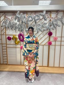 奈良の着付け教室大和美流着物学院「二十歳のつどい」振袖着付け