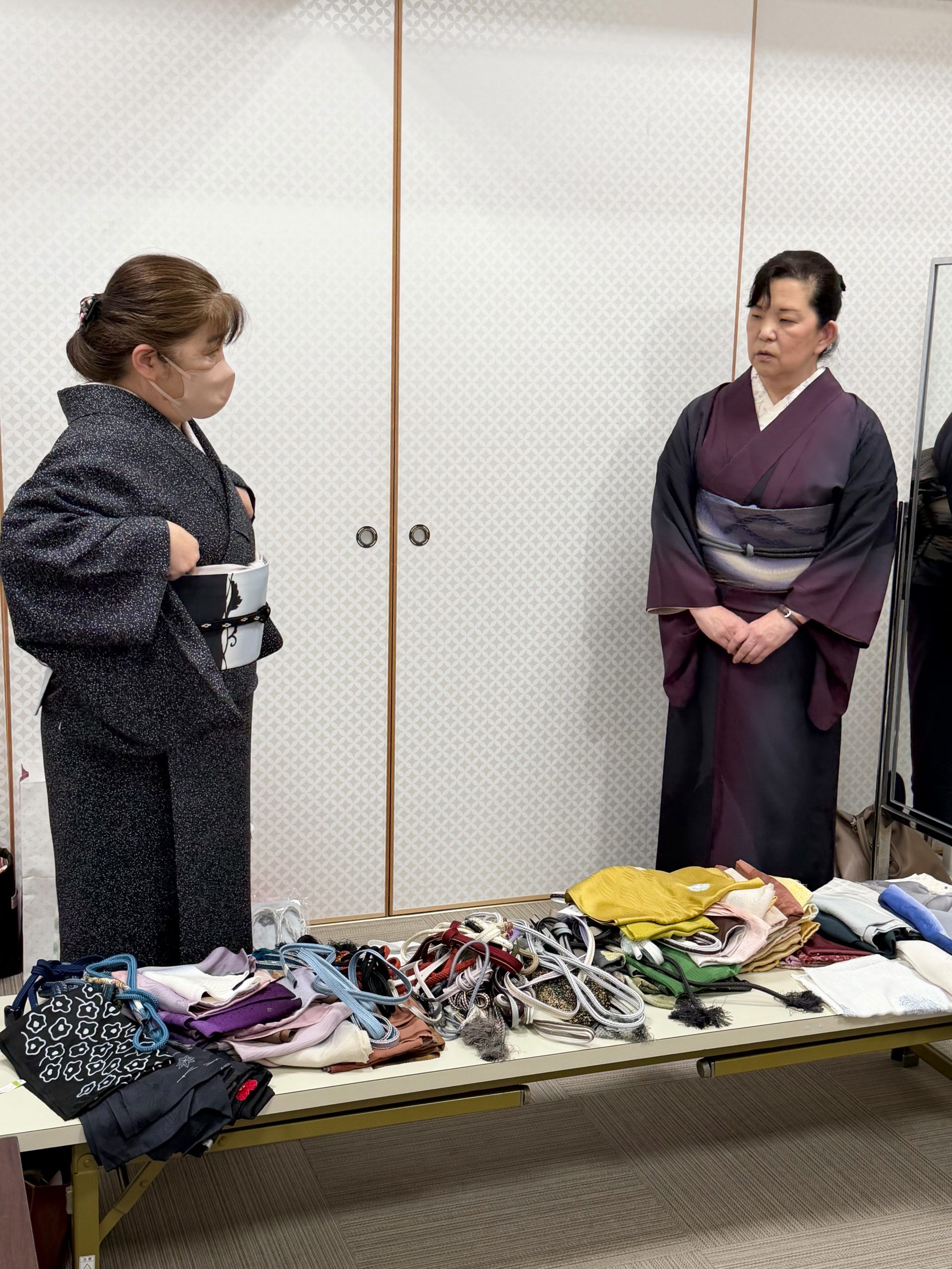奈良の着付け教室　大和美流着物学院「小物コーディネート」講習会