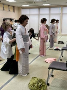 奈良の着付け教室　大和美流着物学院「2026年着装士検定」訪問着 