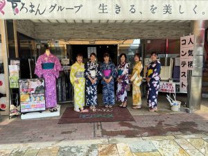 奈良の着付け教室大和美流着物学院彩樂理（さらり）着付け教室🌸ゆかた着方教室＆打ち水大作戦