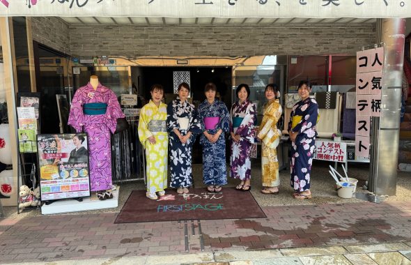 奈良の着付け教室大和美流着物学院彩樂理（さらり）着付け教室🌸ゆかた着方教室＆打ち水大作戦