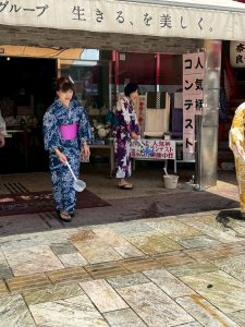 奈良の着付け教室<br>大和美流着物学院<br>彩樂理（さらり）着付け教室<br>🌸ゆかた着方教室＆打ち水大作戦
