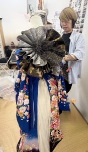 奈良の着付け教室大和美流着物学院「振袖ドレス着付け講習会」パニエ