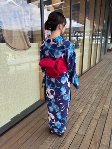 奈良の着付け教室大和美流着物学院「燈花会浴衣着付け　本番」