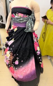 奈良の着付け教室大和美流着物学院「振袖ドレス着付け講習会」パニエ