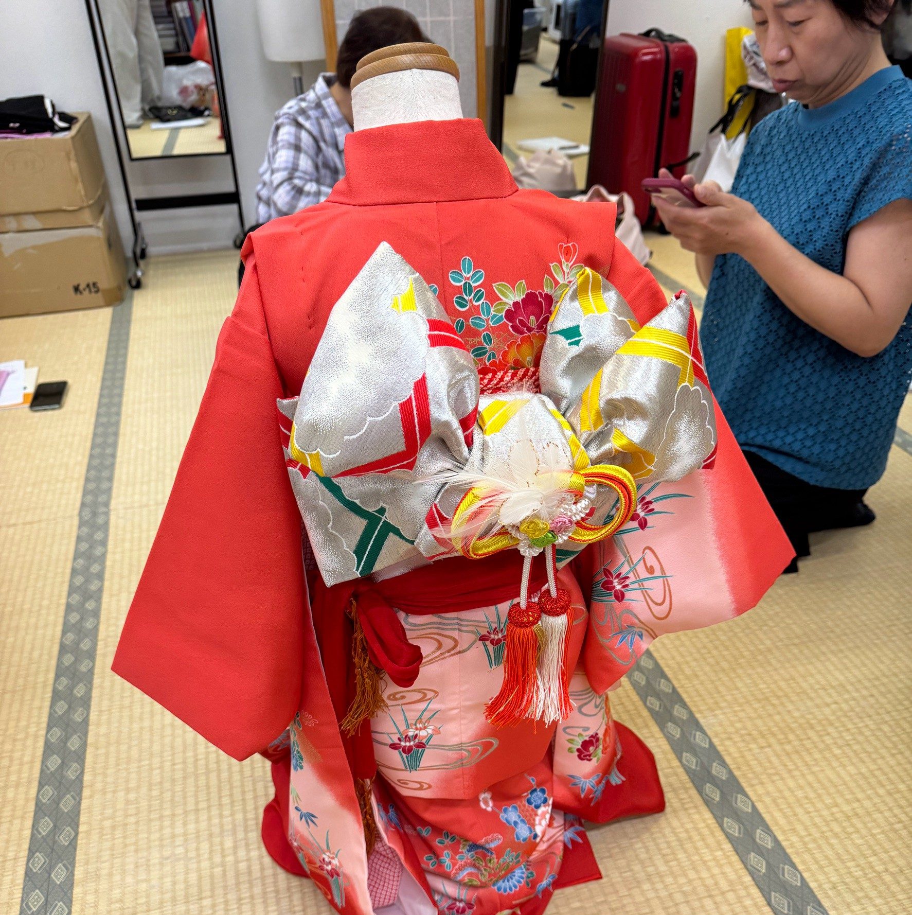 奈良の着付け教室大和美流着物学院「七五三着付け講習会」