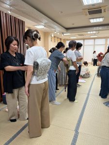 奈良教室大和美流着物学院「着装士説明会＆講習会」講習編