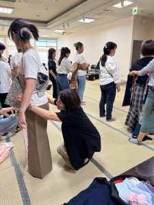 奈良教室大和美流着物学院「着装士説明会＆講習会」講習編