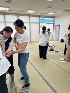奈良教室大和美流着物学院「着装士説明会＆講習会」講習編
